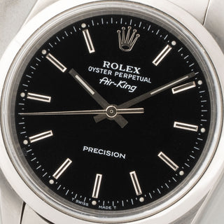 Rolex Air King 14000 w/Black Dial