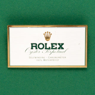 Rolex Brass Case Signage - Oyster Perpetual