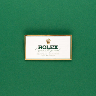 Rolex Brass Case Signage - Oyster Perpetual