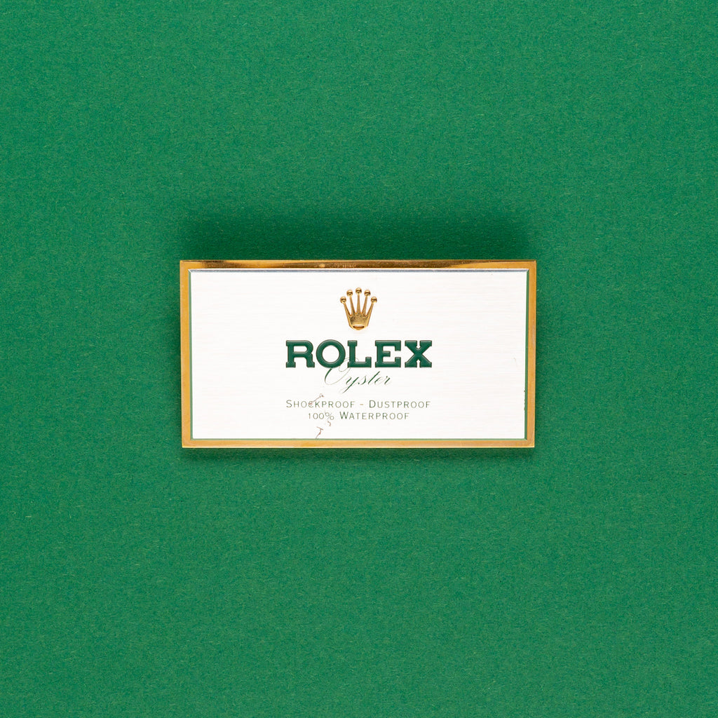 Rolex Brass Case Signage - Oyster – Collectors Corner NY