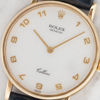 Rolex Cellini Mother Of Pearl/Arabic Dial - Box - Very Rare/*Unpolished*