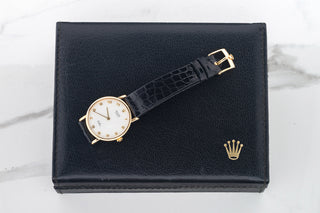 Rolex Cellini Mother Of Pearl/Arabic Dial - Box - Very Rare/*Unpolished*
