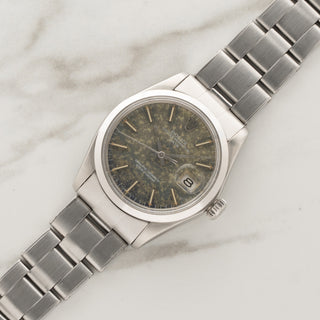 Rolex Date 1500 w/"Tropical Gecko" Dial