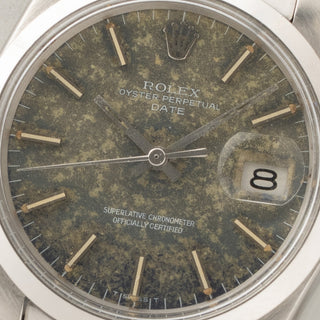 Rolex Date 1500 w/"Tropical Gecko" Dial