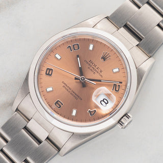 Rolex Date 15200 w/Arabic "Salmon" Dial - Rare
