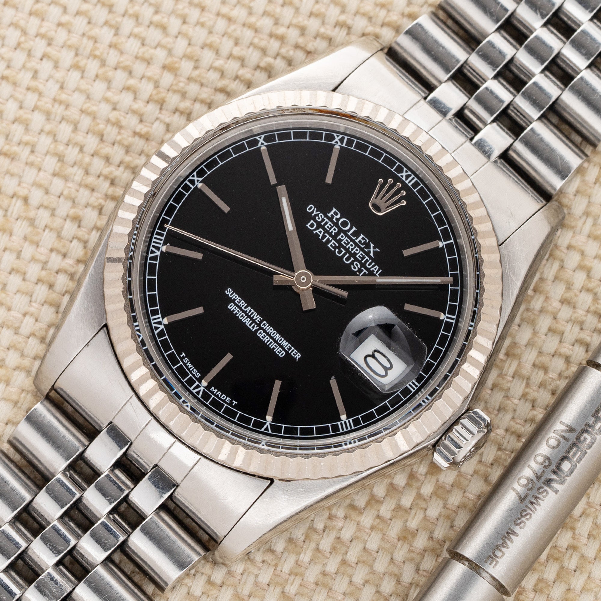Rolex Datejust 16014 w/Black Dial – Collectors Corner NY