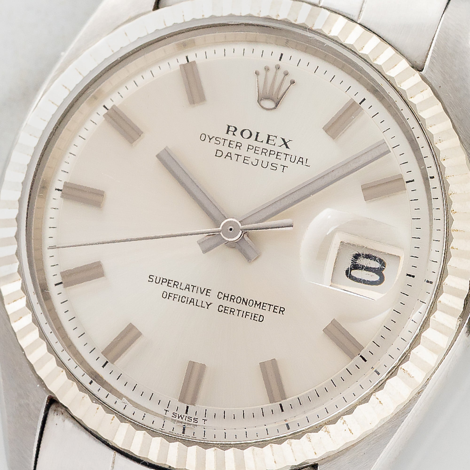 Rolex Datejust 1601 "No-Lume WideBoy" - Box & Papers