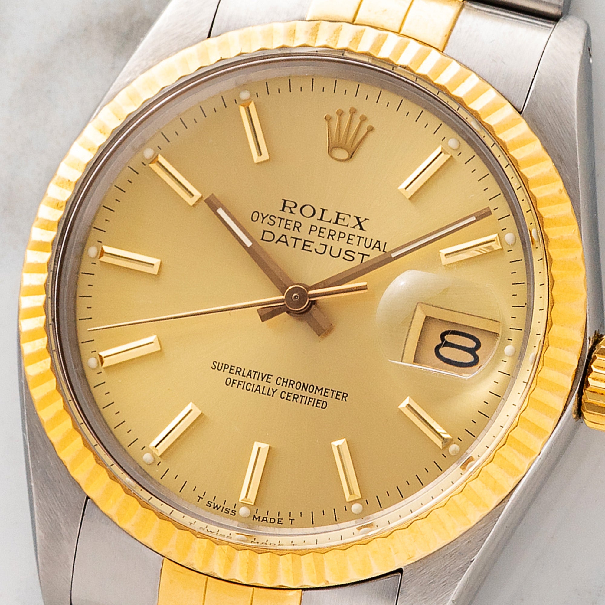 Rolex Datejust 16013 "Two Tone Champagne"