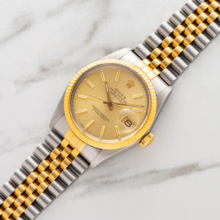 Rolex Datejust 16013 "Two Tone Champagne"