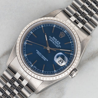 Rolex Datejust 16220 w/Blue Dial