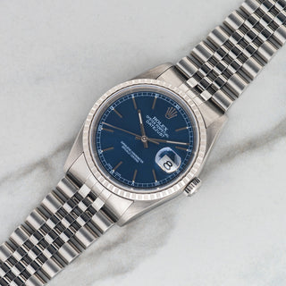 Rolex Datejust 16220 w/Blue Dial