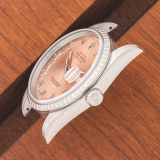 Rolex Datejust 16220 w/Roman "Salmon" Dial