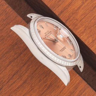 Rolex Datejust 16220 w/Roman "Salmon" Dial