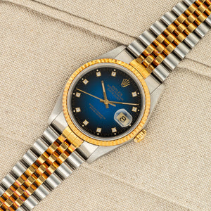 Rolex 16233 blue dial on sale