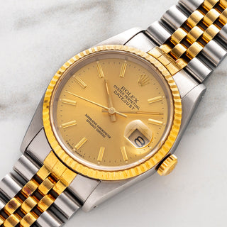 Rolex Datejust 16233 "Two Tone Champagne" - *Unpolished*