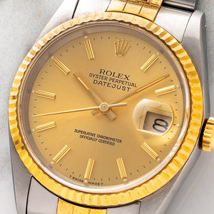 Rolex Datejust 16233 "Two Tone Champagne" - *Unpolished*
