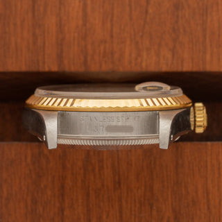 Rolex Datejust 16233 Two Tone w/Cream Roman Dial - *Unpolished*