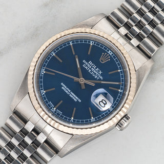 Rolex Datejust 16234 w/Blue Dial