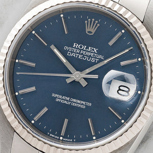Rolex Datejust 16234 w/Blue Dial - PENDING