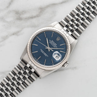 Rolex Datejust 16234 w/Blue Dial