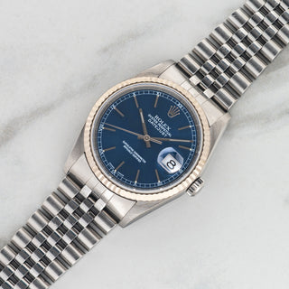 Rolex Datejust 16234 w/Blue Dial