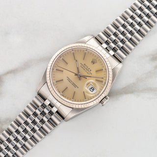 Rolex Datejust 16234 w/Light "Tropical" Dial