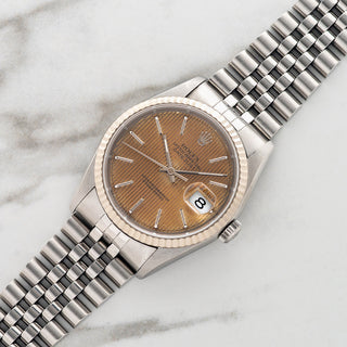 Rolex Datejust 16234 w/"Tropical Tapestry Bronze" Dial
