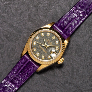 Rolex Datejust 69178 "Jurassic Park" Fossil & Diamond Dial - Extremely Rare/*Unpolished*