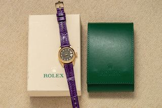 Rolex Datejust 69178 "Jurassic Park" Fossil & Diamond Dial - Extremely Rare/*Unpolished*