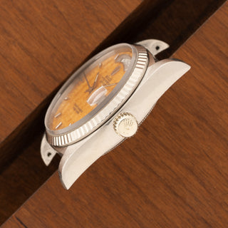 Rolex Day-Date 18039 w/Birch Wood Dial - Very Rare/*Unpolished*