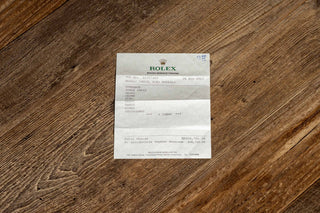 Official service paper documentation from Rolex detailing the complete overhaul of this Oysterquartz 19019