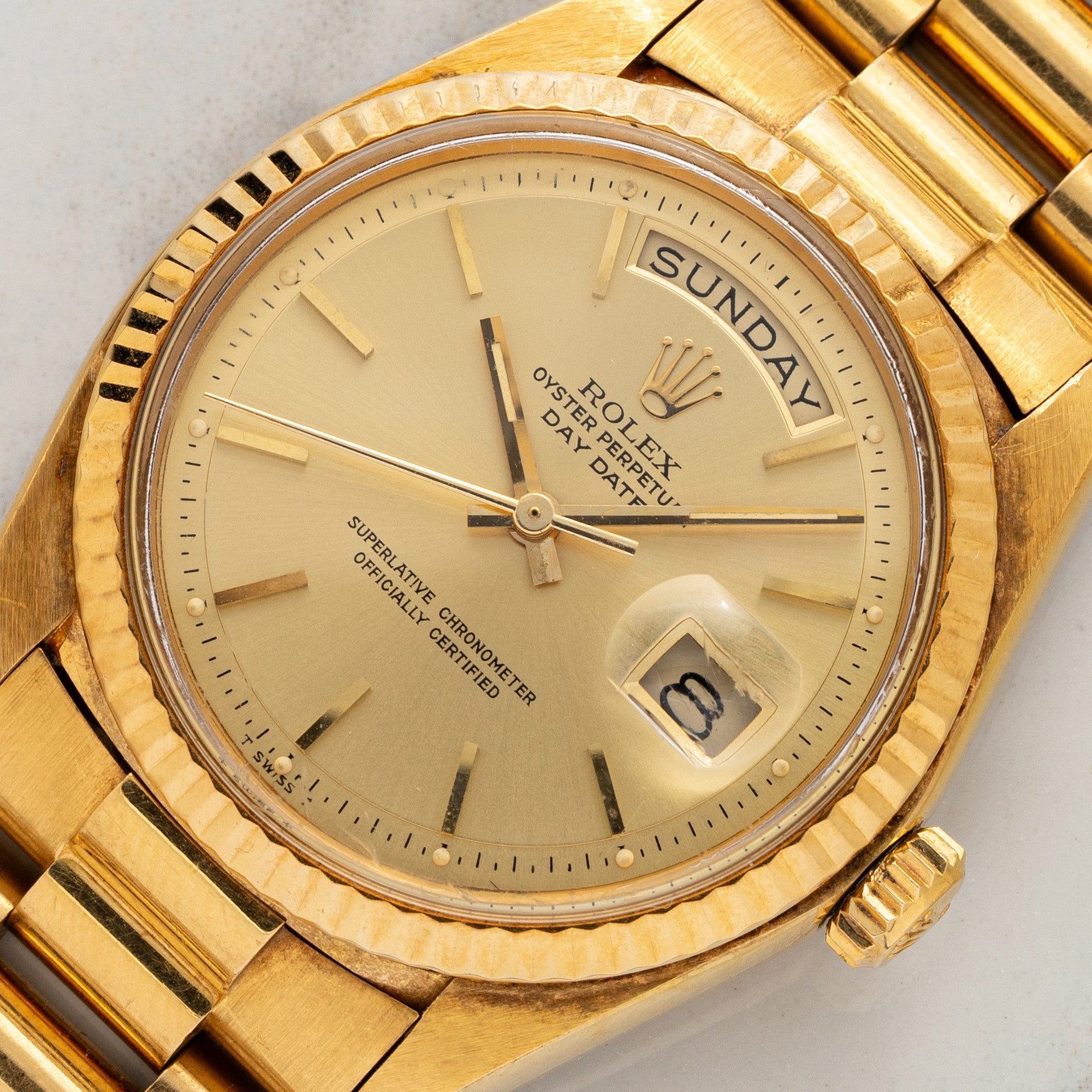 Rolex Day-Date 1803 - w/Gold "Champagne" Dial