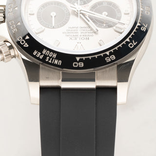 Rolex Daytona 116519LN "White Gold - Ghost Dial - Oysterflex" - Full Set/*Unpolished*