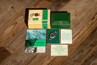 Rolex Explorer 1 - 1016 "Frog Foot" - Box/Accessories & Service Papers From True Patina