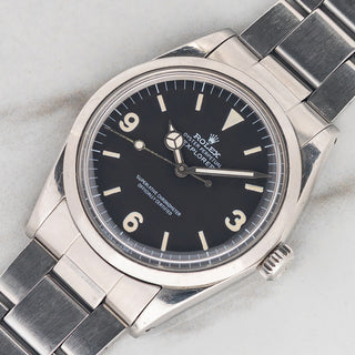 Rolex Explorer 1 - 1016 "Frog Foot" - Box/Accessories & Service Papers From True Patina