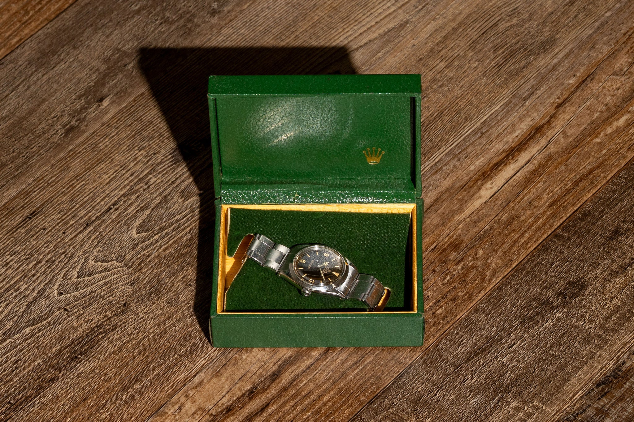 Rolex Explorer 1 - 1016 "Tropical Gilt" Dial w/Box - Very Rare