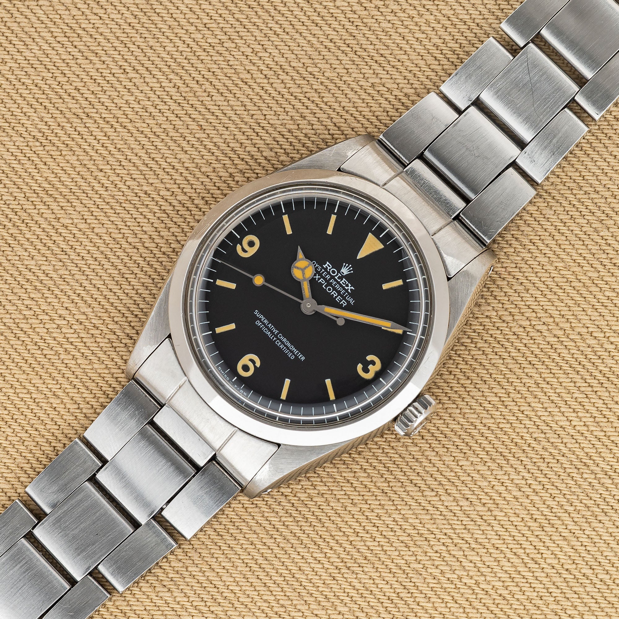 Rolex Explorer 1016 w/Mk1 "Frog Foot" Dial & Striking Patina - *Unpolished*