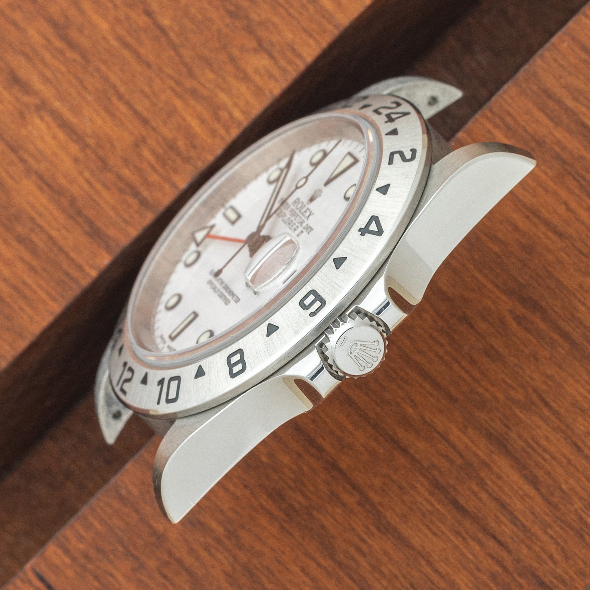 Rolex Explorer II 16570 "Polar" w/Luminova