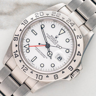 Rolex Explorer II 16570 "Polar" w/Luminova - *Unpolished*