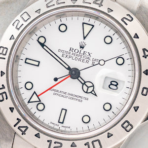 Rolex Explorer II 16570 "Polar" w/Luminova - *Unpolished*