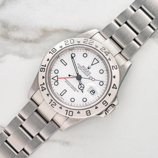Rolex Explorer II 16570 "Polar" w/Luminova - *Unpolished*