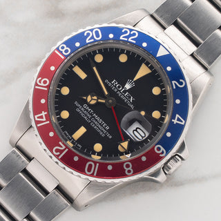 Rolex GMT-Master 16750 "Pepsi Transitional" - *Unpolished*