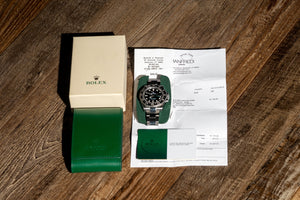 Rolex GMT-Master II - 116710LN - RSC Service Papers