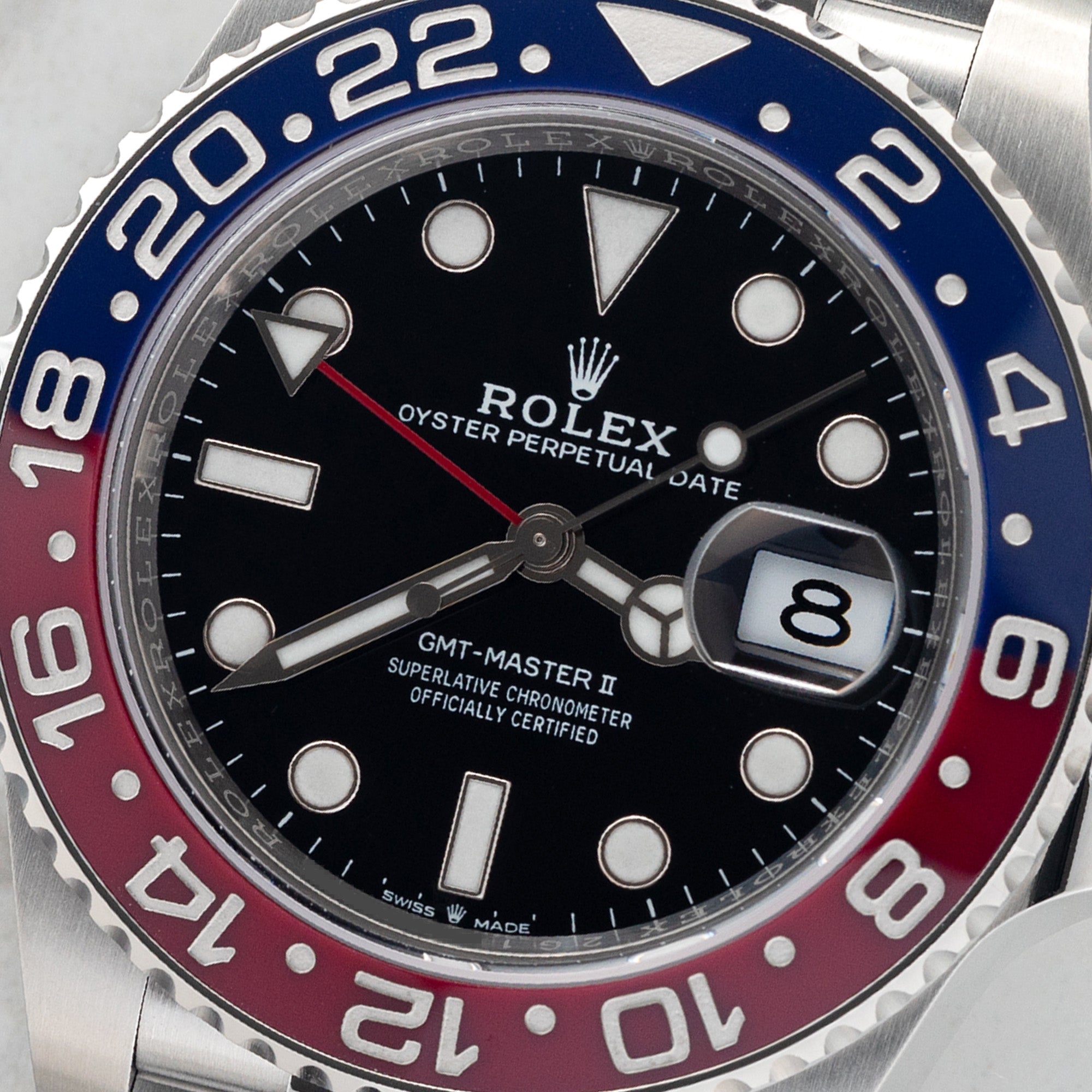 Rolex GMT Master II 126710BLRO "Pepsi Jubilee" - Full Set/Mint/Original Owner