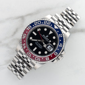 Rolex GMT Master II 126710BLRO "Pepsi Jubilee" - Full Set/Mint/Original Owner