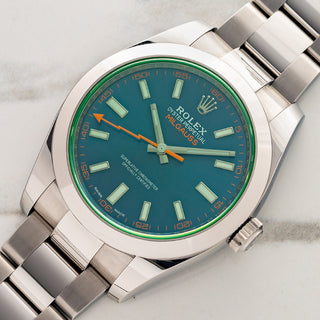 Rolex Milgauss 116400GV - Z-Blue - Full Set/*Unpolished*