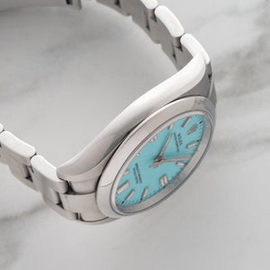 Rolex Oyster Perpetual (36) "Tiffany" Dial 126000 - Full Set/*Unpolished*