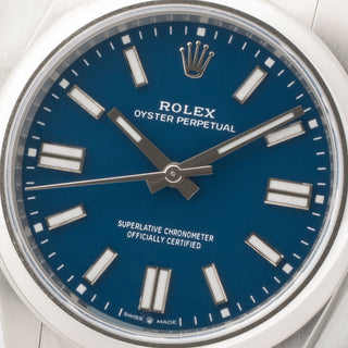 Rolex Oyster Perpetual (41) Blue Dial 134300 - Full Set/Near Mint