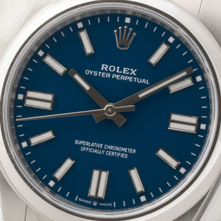 Rolex Oyster Perpetual (41) Blue Dial 134300 - Full Set/Near Mint