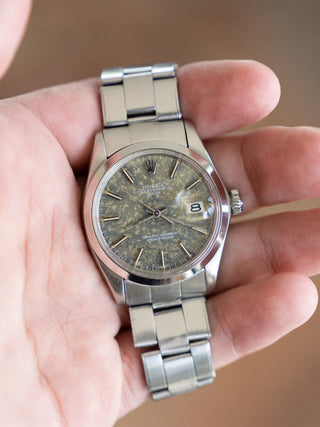 Rolex Date 1500 w/"Tropical Gecko" Dial